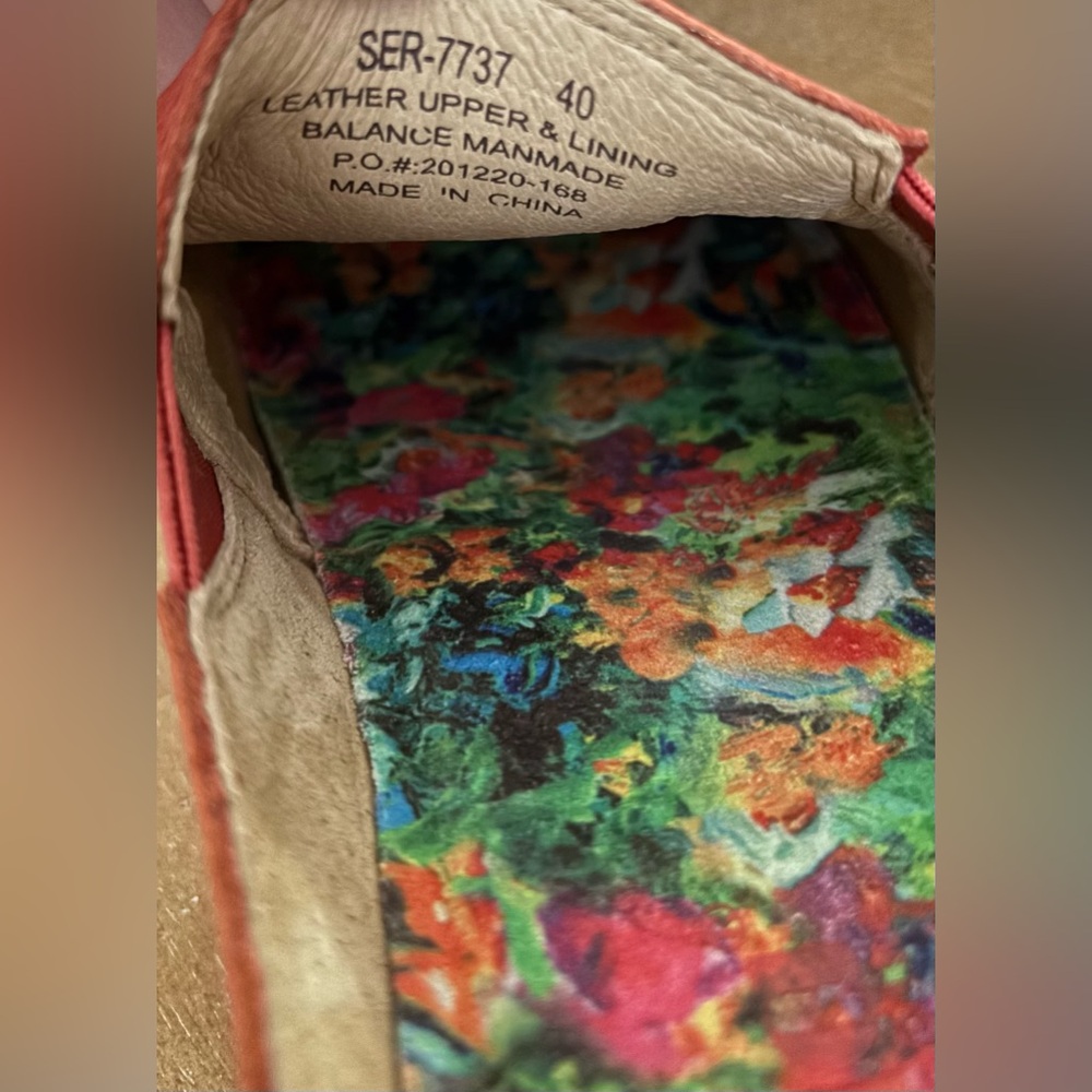 Alegria Sereniti Leather Clogs Aged Poppy Red EU 40 US 9.5-10 NWOT Comfort Mule - Picture 4 of 8